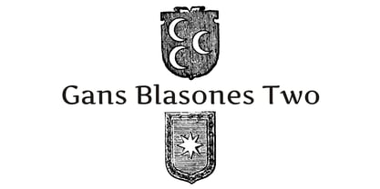 Gans Blasones Fuente Póster 4