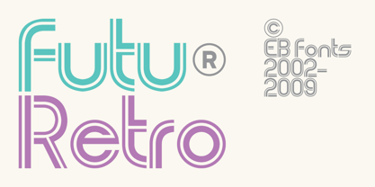 EB Futuretro Font Poster 1