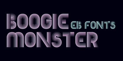 EB Boogie Monster Font Poster 1