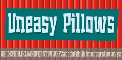 Uneasy Pillows Font Poster 1