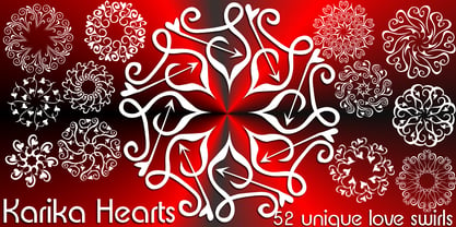 Karika Hearts Font Poster 1