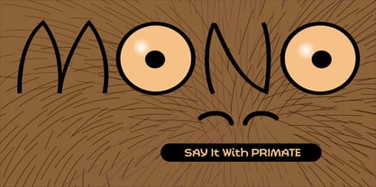 Primate Font Poster 21