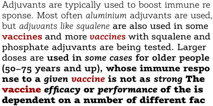 Vaccine Font Poster 2