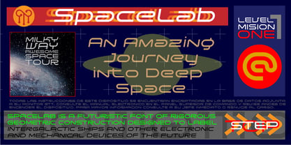 SpaceLab Font Poster 8