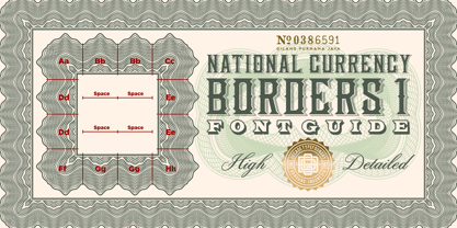 National Currency Font Poster 4