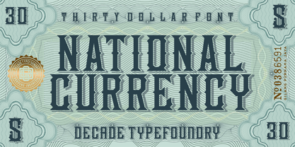 National Currency Fuente Póster 1