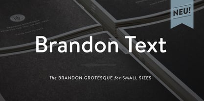 Brandon Text Font Poster 1