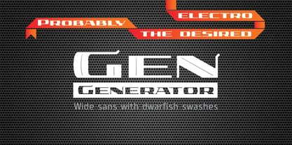 Gen Font Poster 1