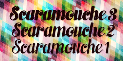 Scaramouche Font Poster 2