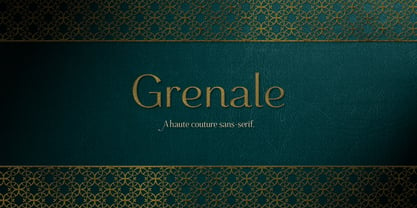 Grenale Font Poster 1