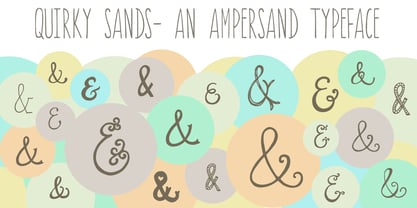 Quirky Sands Font Poster 1