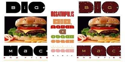 Megatropolis Font Poster 6