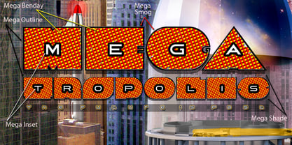 Megatropolis Font Poster 1