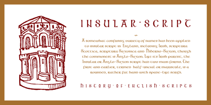 Cal Insular Majuscule Font Poster 4
