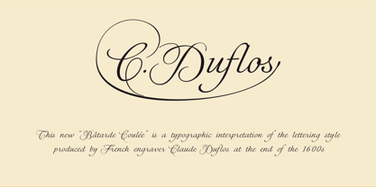 CDuflos Font Poster 1