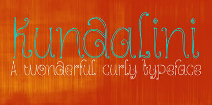 Kundalini Font Poster 1