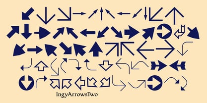 IngyArrows Font Poster 3