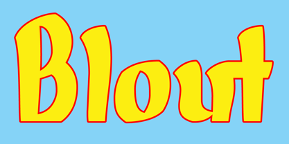 Blout Font Poster 2