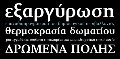 PF Diplomat Serif Font Poster 5
