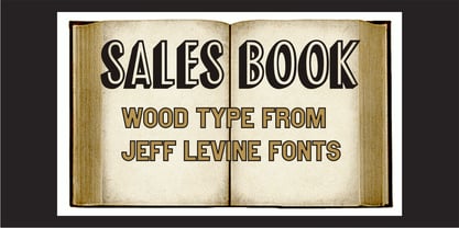 Sales Book JNL Font Poster 1