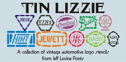 Tin Lizzie JNL Font Poster 1