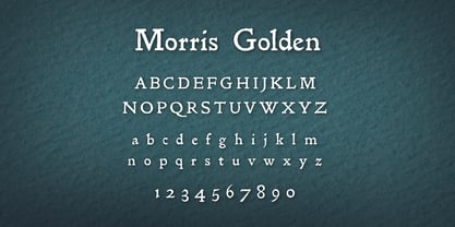 P22 Morris Font Poster 3