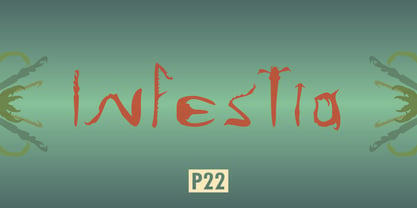 P22 Infestia Font Poster 1