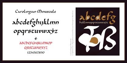 Cal Carolingian Minuscule Font Poster 4