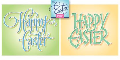 FM Easter Pro Font Poster 5