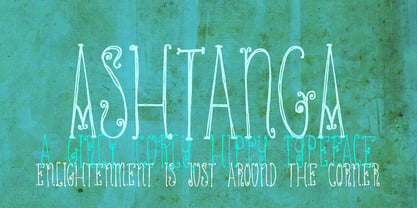 Ashtanga Font Poster 1