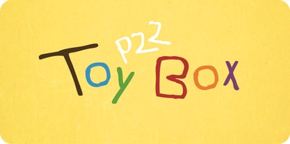 P22 ToyBox Font Poster 1