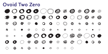 Ovoid Two Zero Font Poster 1