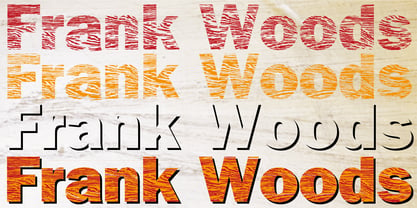 Frank Woods Font Poster 1