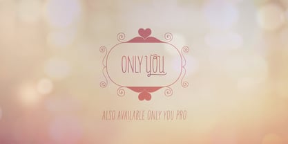 Only You Icons Fuente Póster 9