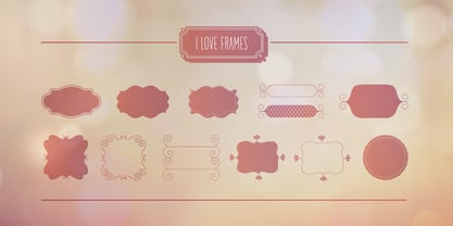 Only You Icons Font Poster 7