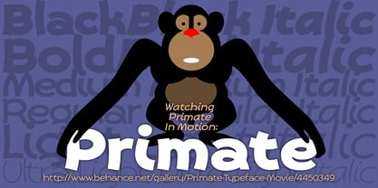 Primate Font Poster 6