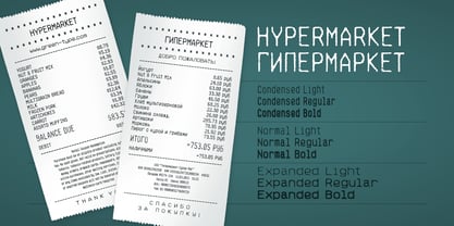 Hypermarket Font Poster 1