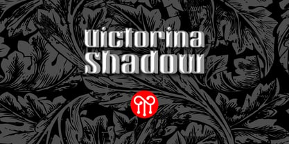Victorina Black Shadow Font Poster 1