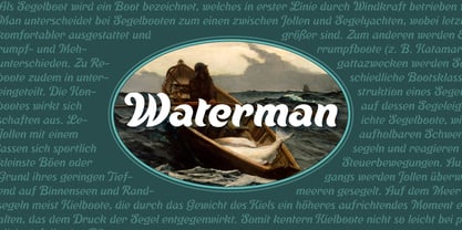 Waterman Font Poster 7