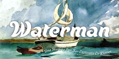 Waterman Font Poster 6