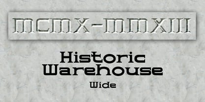 Historic Warehouse Font Poster 5