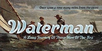 Waterman Font Poster 5