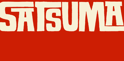 Satsuma Font Poster 1