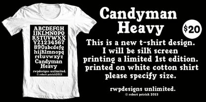 Candyman Font Poster 4