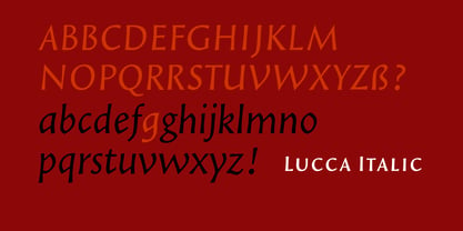 Lucca Font Poster 4