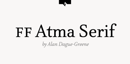 FF Atma Serif Font Poster 1