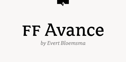 FF Avance Font Poster 1