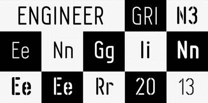 Engineer Font Poster 1