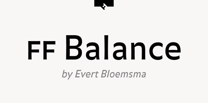 FF Balance Font Poster 1