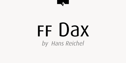 FF Dax Font Poster 1